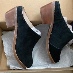 New Cole Haan black suede andi loafer shoe size 7